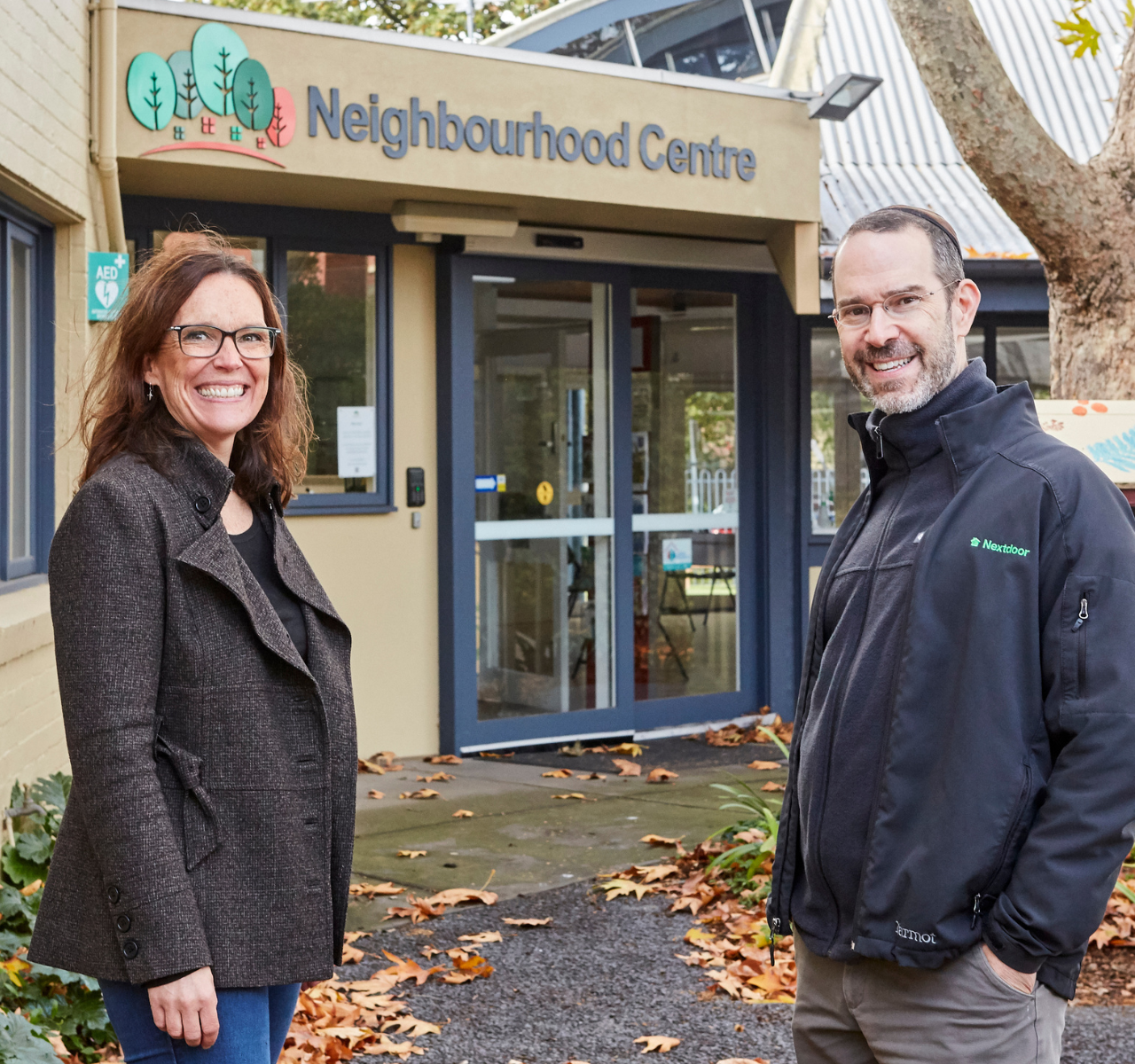 Renae Hanvin and Professor Daniel Aldrich